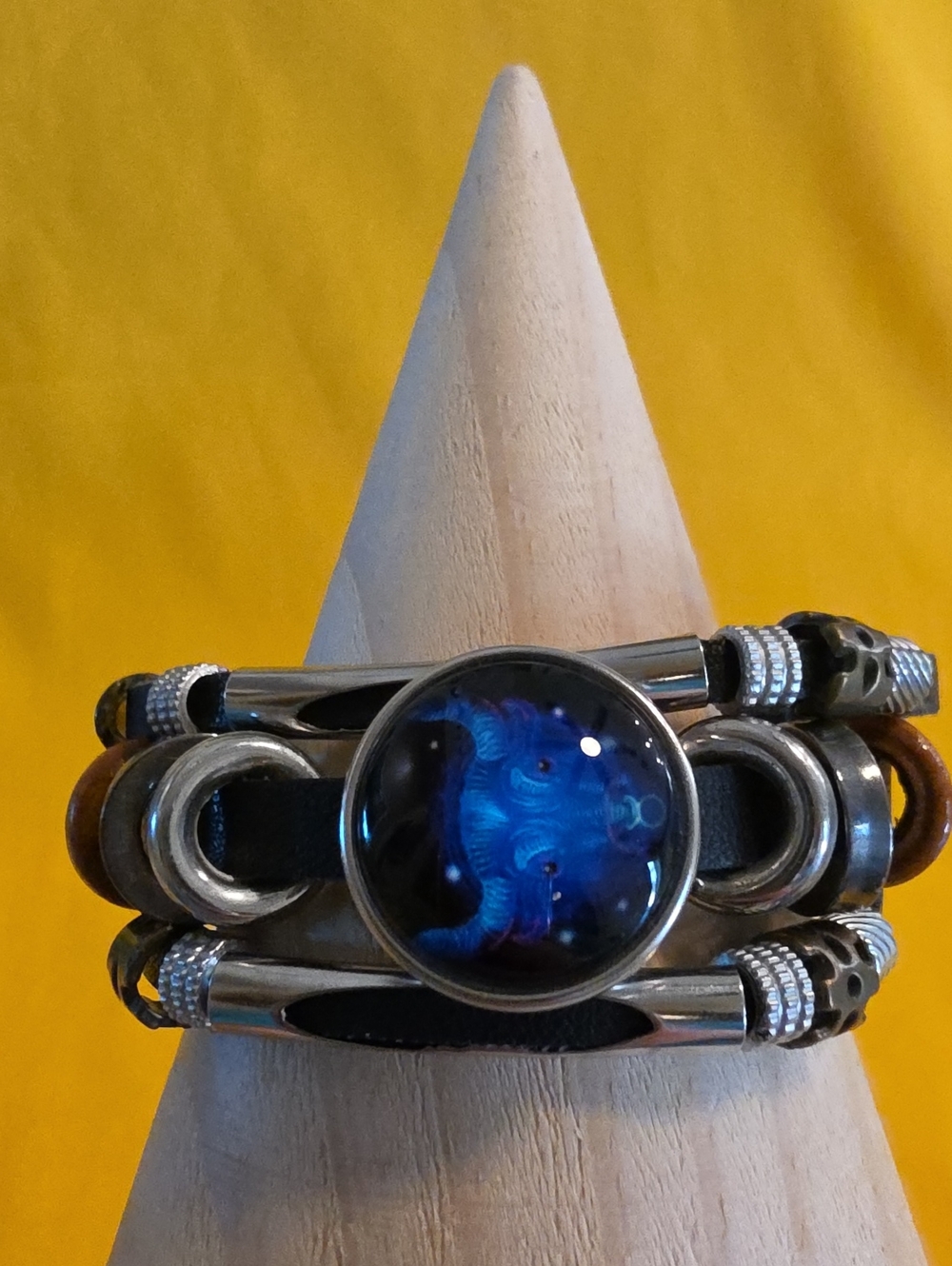 Taurus Zodiac Sign ▪︎ Multi-Strand ▪︎ Leather Wrap Bracelet